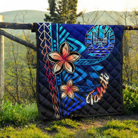 Tahiti Premium Quilt - Vintage Tribal Mountain - Polynesian Pride