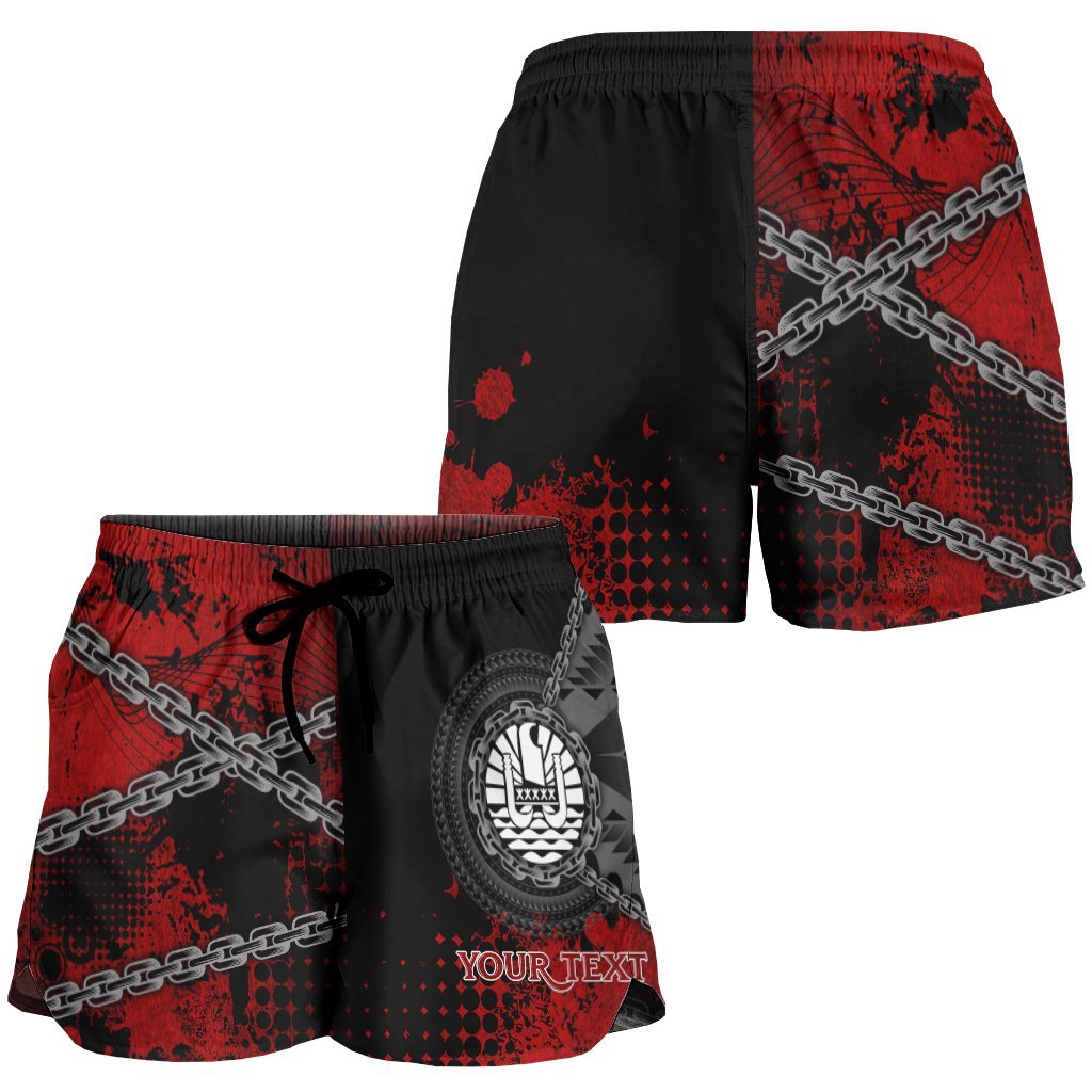 Tahiti Polynesian Personalised Women's Shorts - Polynesian Chain Style - Polynesian Pride