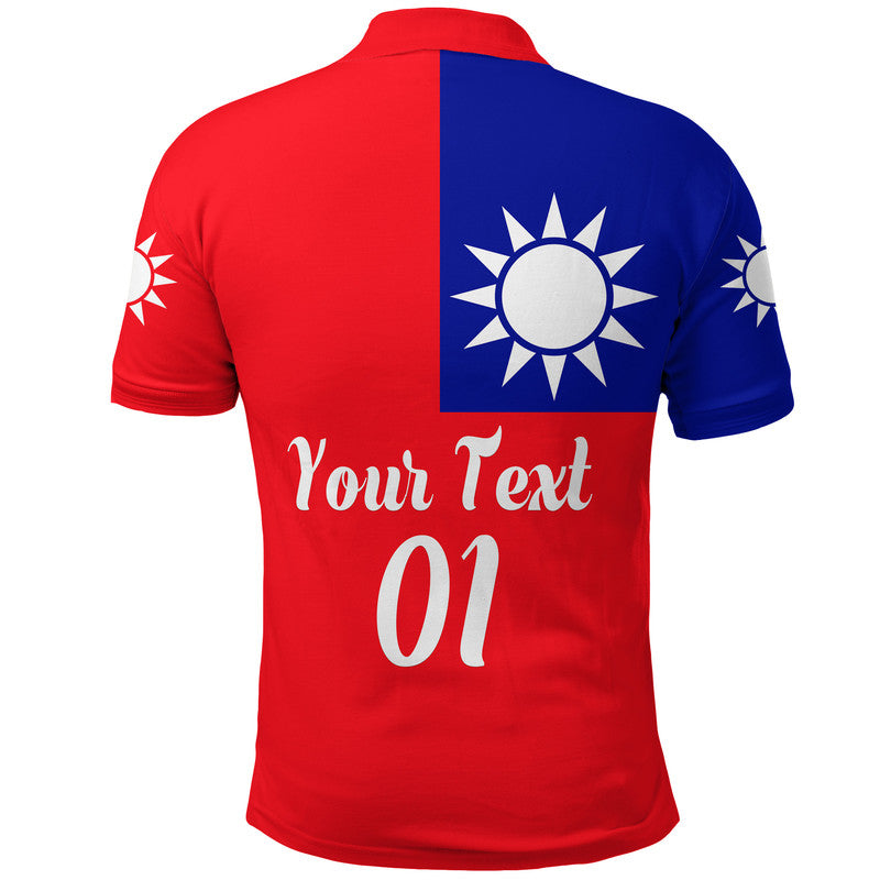 Custom Taiwanese Polo Shirt Taiwan Flag Original Style LT8 - Polynesian Pride