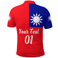 Custom Taiwanese Polo Shirt Taiwan Flag Original Style LT8 - Polynesian Pride