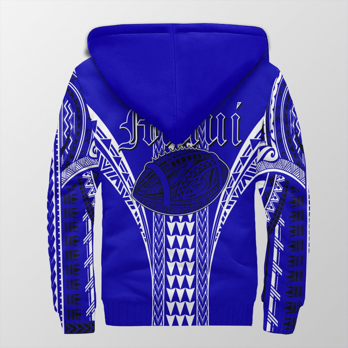 Hawaii - Maui High Football Jersey Sherpa Hoodie - AH - Polynesian Pride