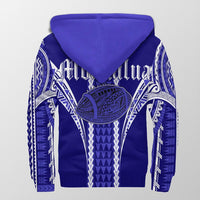 Hawaii - Moanalua High Football Jersey Sherpa Hoodie - AH - Polynesian Pride