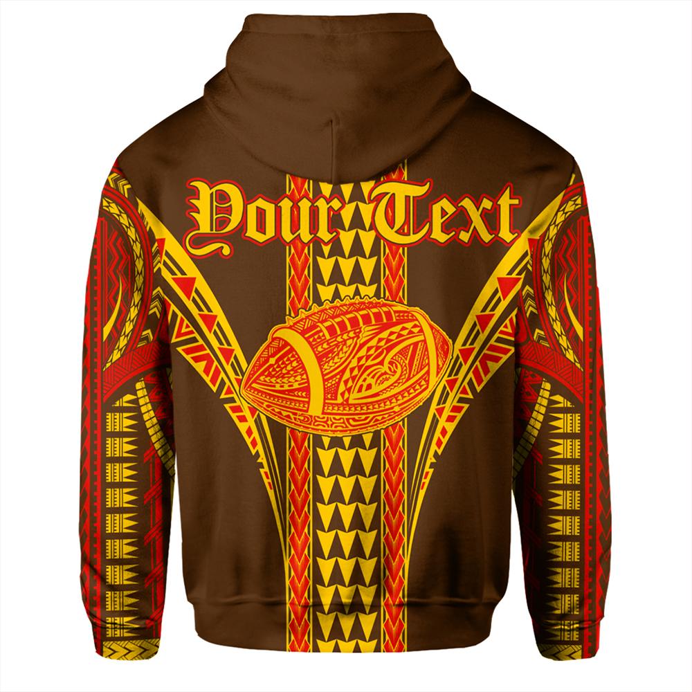Custom Hawaii Hoodie The Hawaiians Football Zip Hoodie - Polynesian Pride