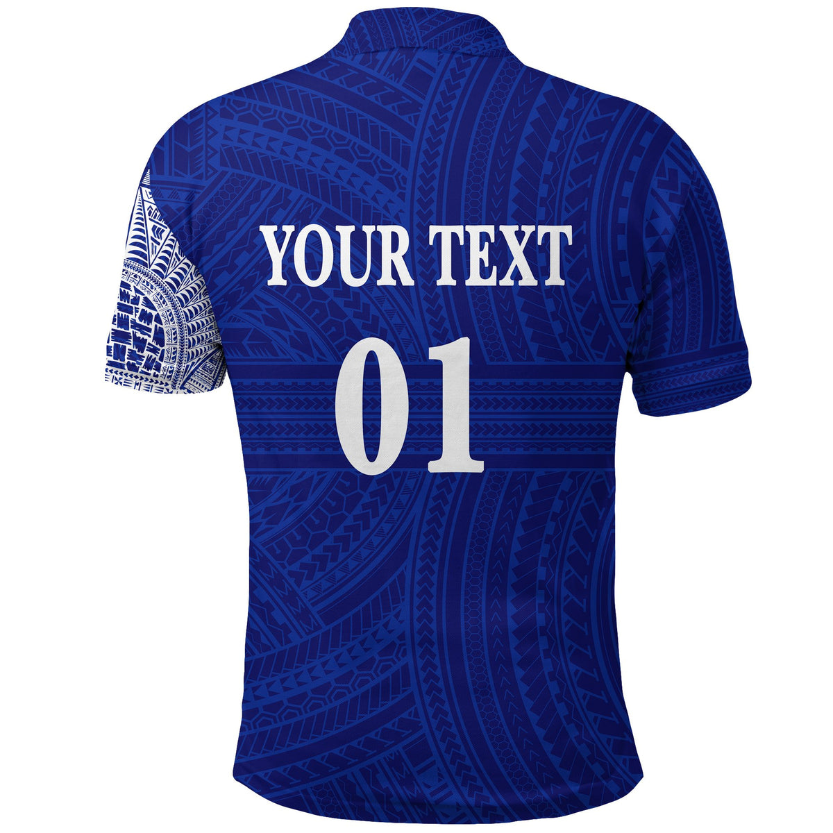 Custom Ko Tonga Polo Shirt Kalapu Taeiloa Ashburton, Custom Text and Number - Polynesian Pride