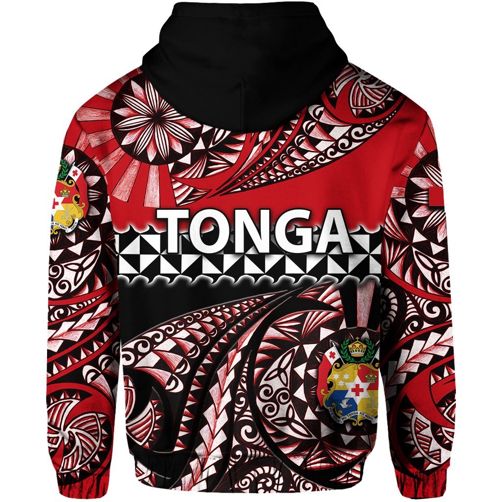 Hoodie Tonga Polynesian Tattoo Tongan Tapa - Polynesian Pride
