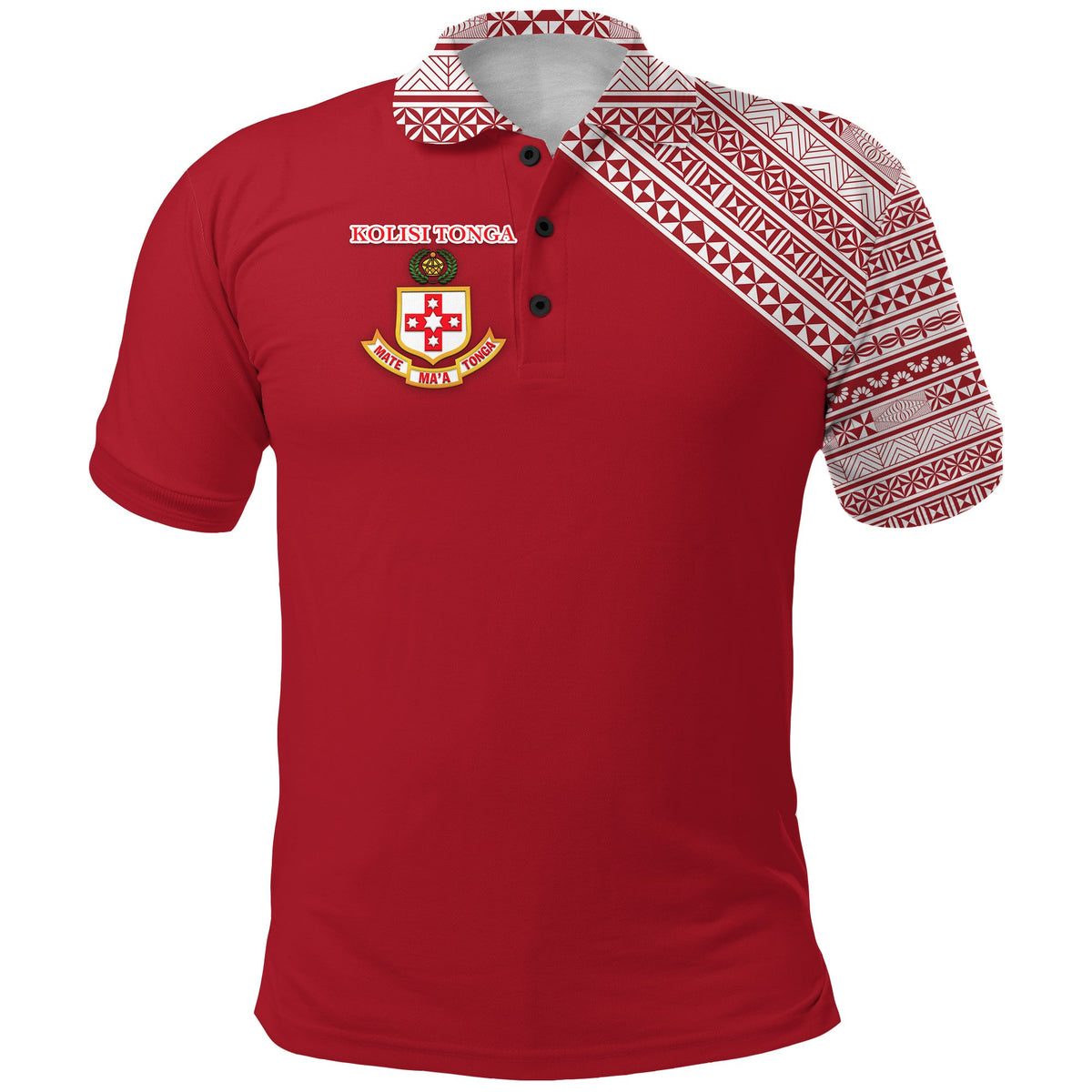Kolisi Tonga Polo Shirt Mate Maa Tonga Rugby Original - Polynesian Pride