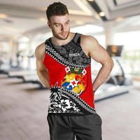 Tonga Men Tank Top Polynesian Style Fall In The Wave - Polynesian Pride