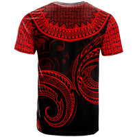 Tonga Custom T Shirt Unique Serrated Texture - Polynesian Pride