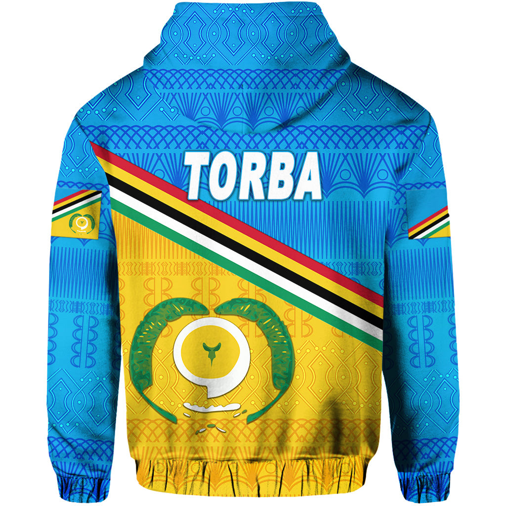 Custom Torba Province Hoodie Vanuatu Pattern Traditional Style LT8 - Polynesian Pride