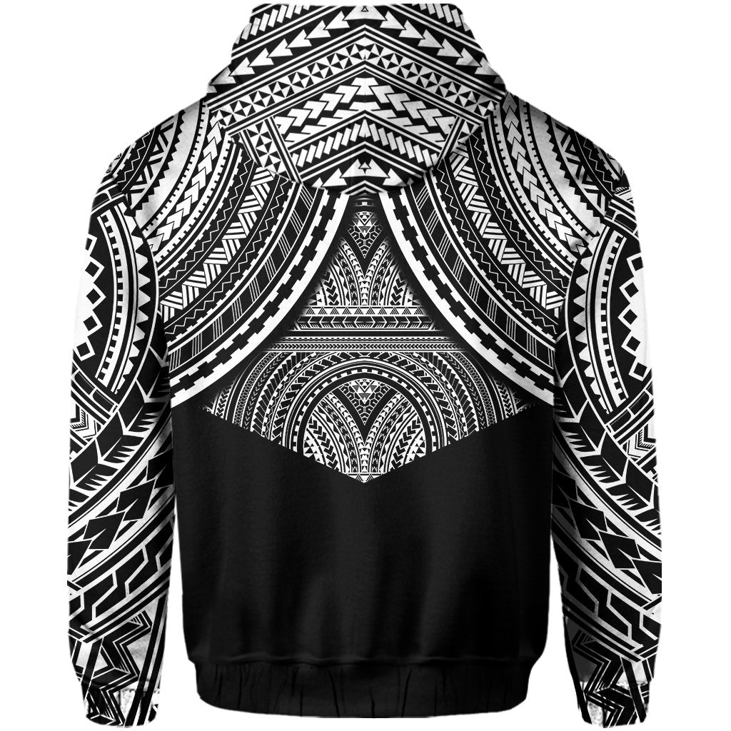 Polynesian Skull Hawaii Zip Hoodie Circle Style - Polynesian Pride