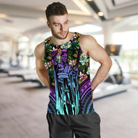 Hawaii King Polynesian Tropical Men's Tank Top - Hors Style - AH - Polynesian Pride
