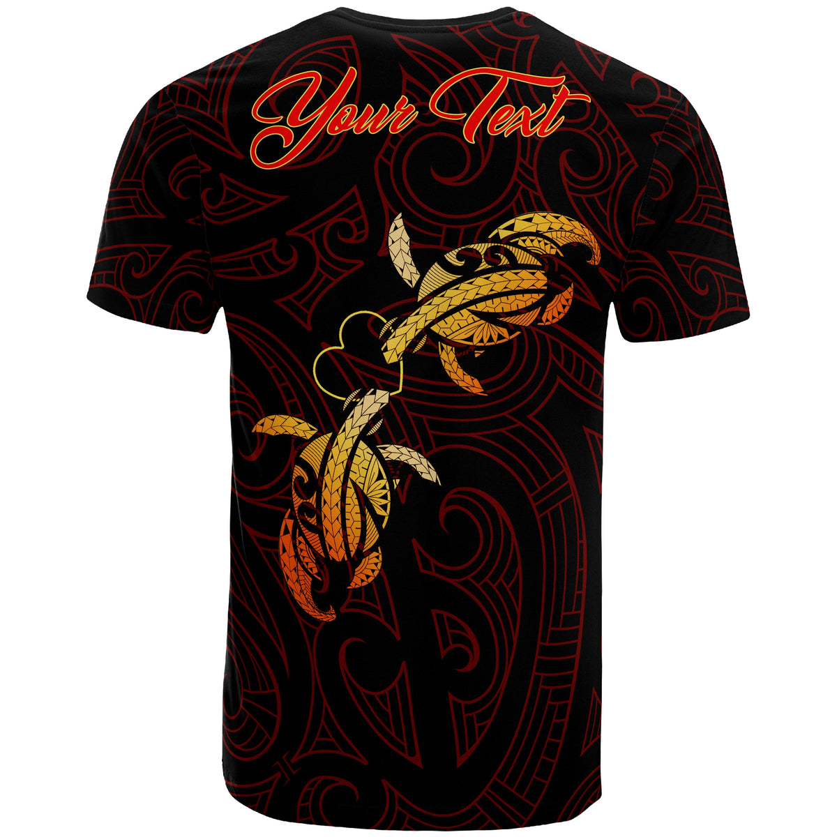 Custom Hawaii Turtle Lehua Flower Polynesian T Shirt Lehua Style - Polynesian Pride