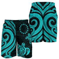 Cook Islands Men's Short - Turquoise Tentacle Turtle - Polynesian Pride