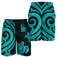New Caledonia Men's Short - Turquoise Tentacle Turtle - Polynesian Pride