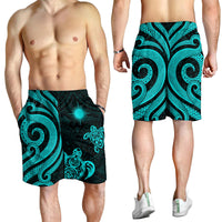 Marshall Islands Men's Short - Turquoise Tentacle Turtle Crest - Polynesian Pride