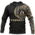 Vanuatu Hoodie Vanuatu Coat of Arms Polynesian Tattoo Style Unisex Black & GOLD - Polynesian Pride