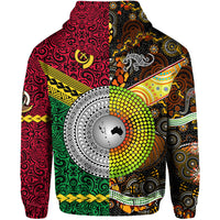 Vanuatu Australia Zip Hoodie Together LT8 - Polynesian Pride