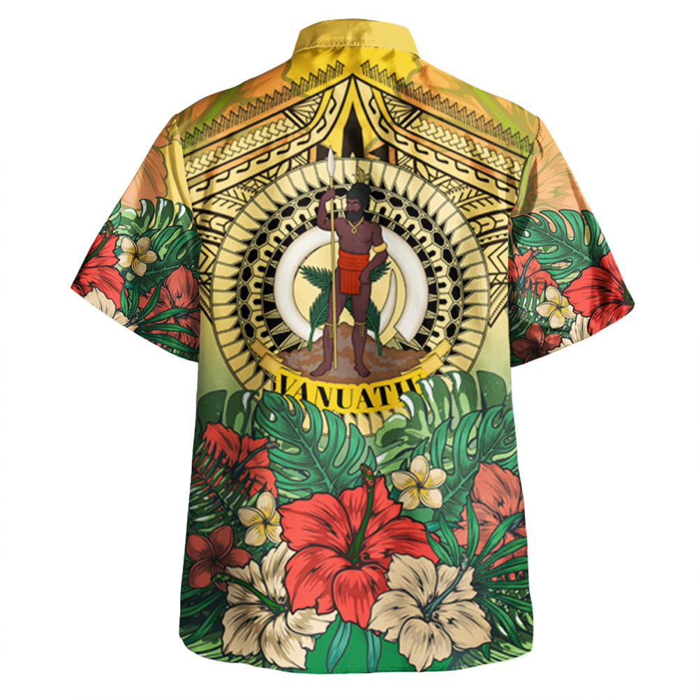 Vanuatu Polynesian Hibiscus Beach Shirt LT10 - Polynesian Pride