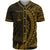 Vanuatu Baseball Shirt - Wings Style Unisex Gold - Polynesian Pride