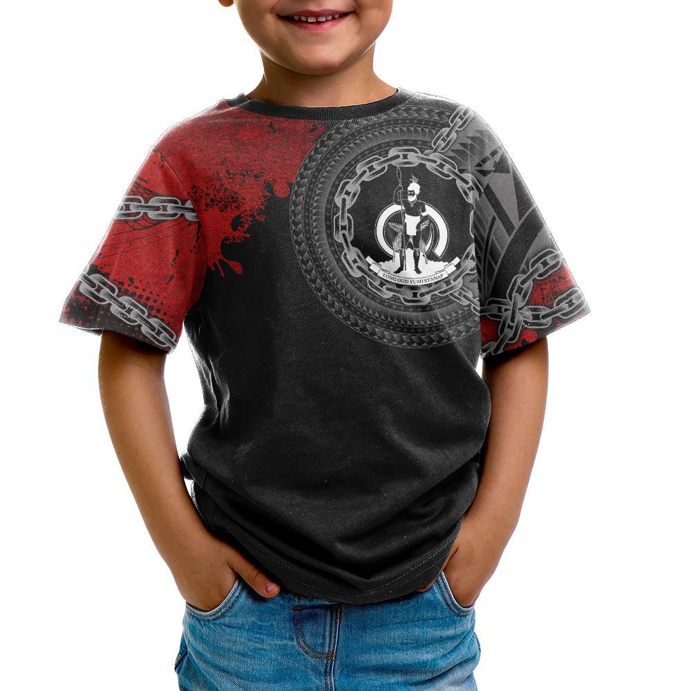 Vanuatu Polynesian T Shirt Polynesian Chain Style - Polynesian Pride