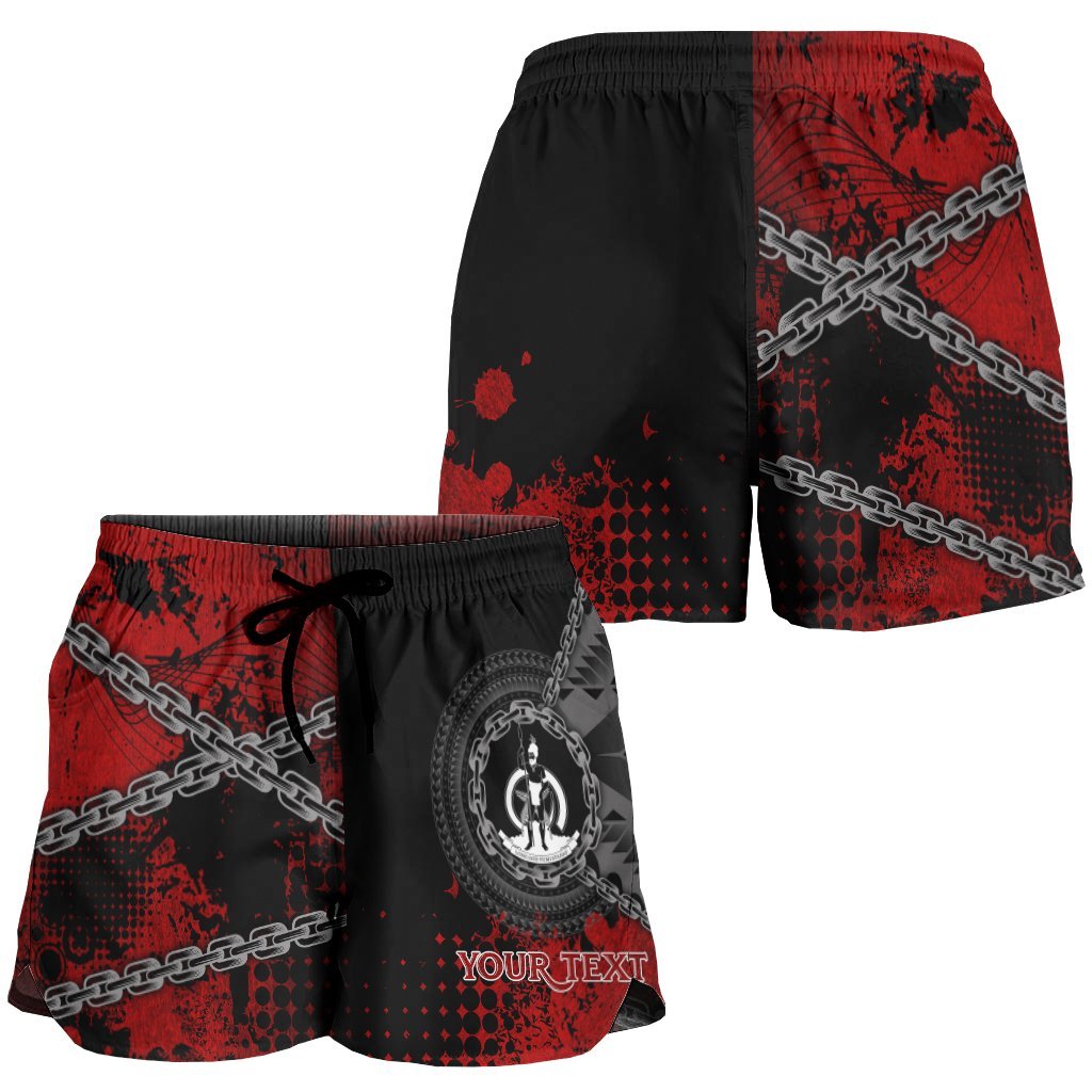 Vanuatu Polynesian Personalised Women's Shorts - Polynesian Chain Style - Polynesian Pride