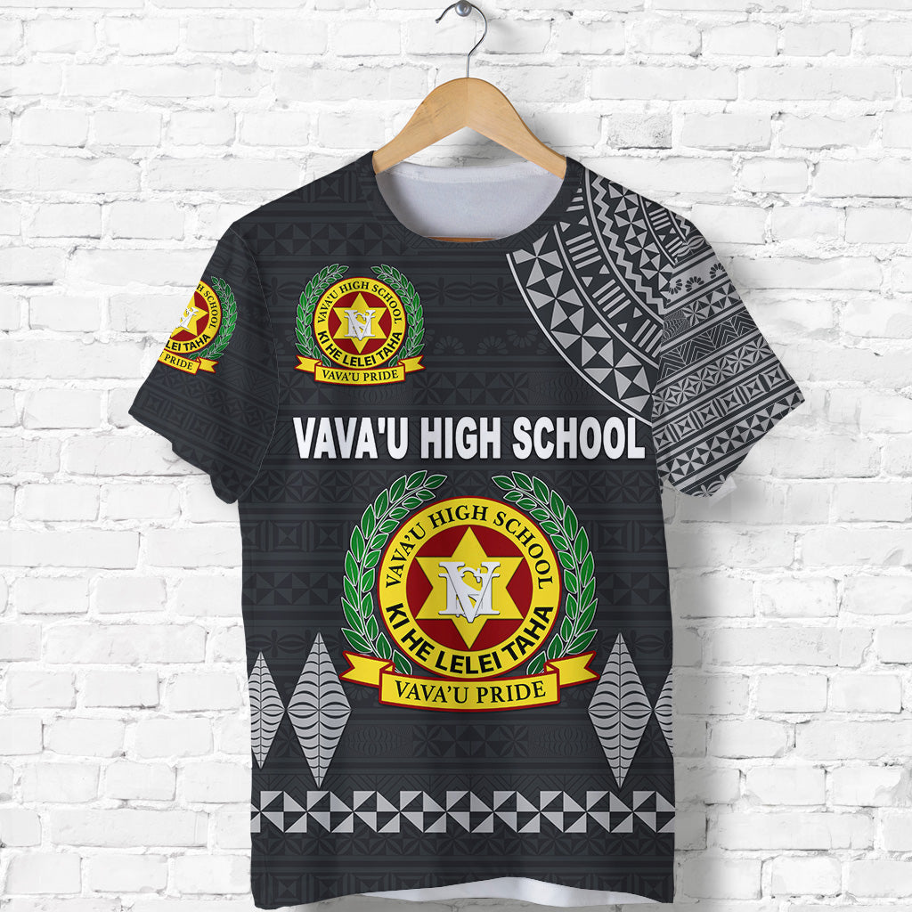 Tonga Vavau High School T Shirt Simple Style Dark Grey LT8 - Polynesian Pride