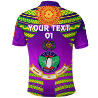 Custom Fiji Vuci Rugby Club Polo Shirt Creative Style Purple, Custom Text and Number LT8 - Polynesian Pride