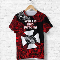 Custom Wallis and Futuna Polynesian T Shirt Unique Style Red LT8 - Polynesian Pride