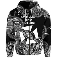 Wallis and Futuna Polynesian Zip Hoodie Unique Style Black LT8 - Polynesian Pride