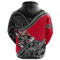 Maori Hoodie Fall In Rugby - Polynesian Pride