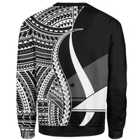 Tokelau Sweatshirt - White Polynesian Tentacle Tribal Pattern - Polynesian Pride
