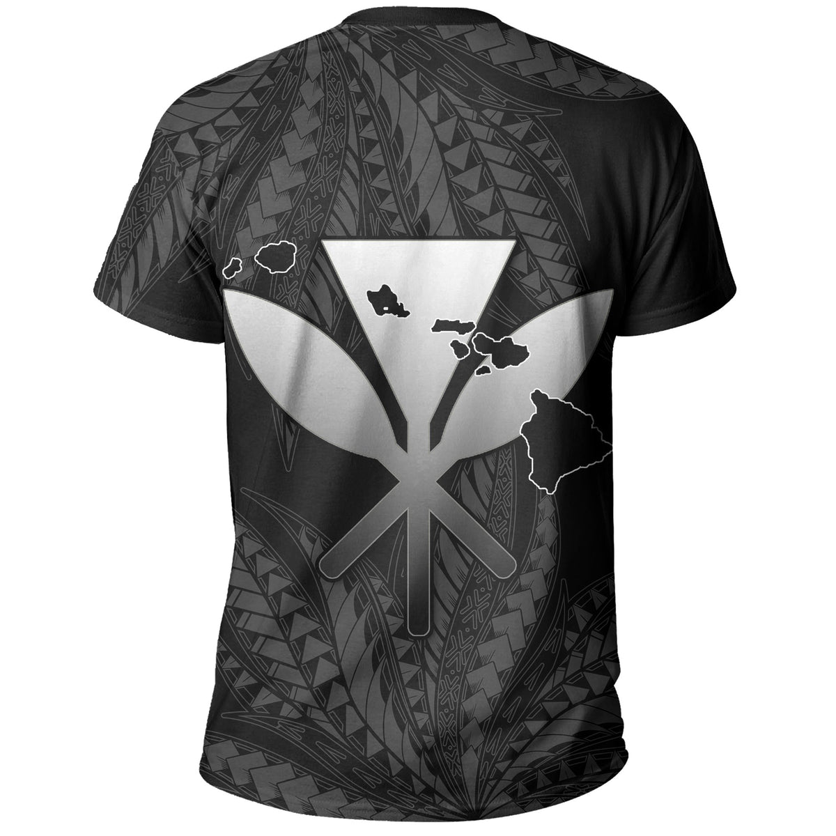 Hawaii King Polynesian T Shirt Durk Style Gray - Polynesian Pride