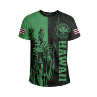 Hawaii King Polynesian T Shirt Lawla Style Green - Polynesian Pride