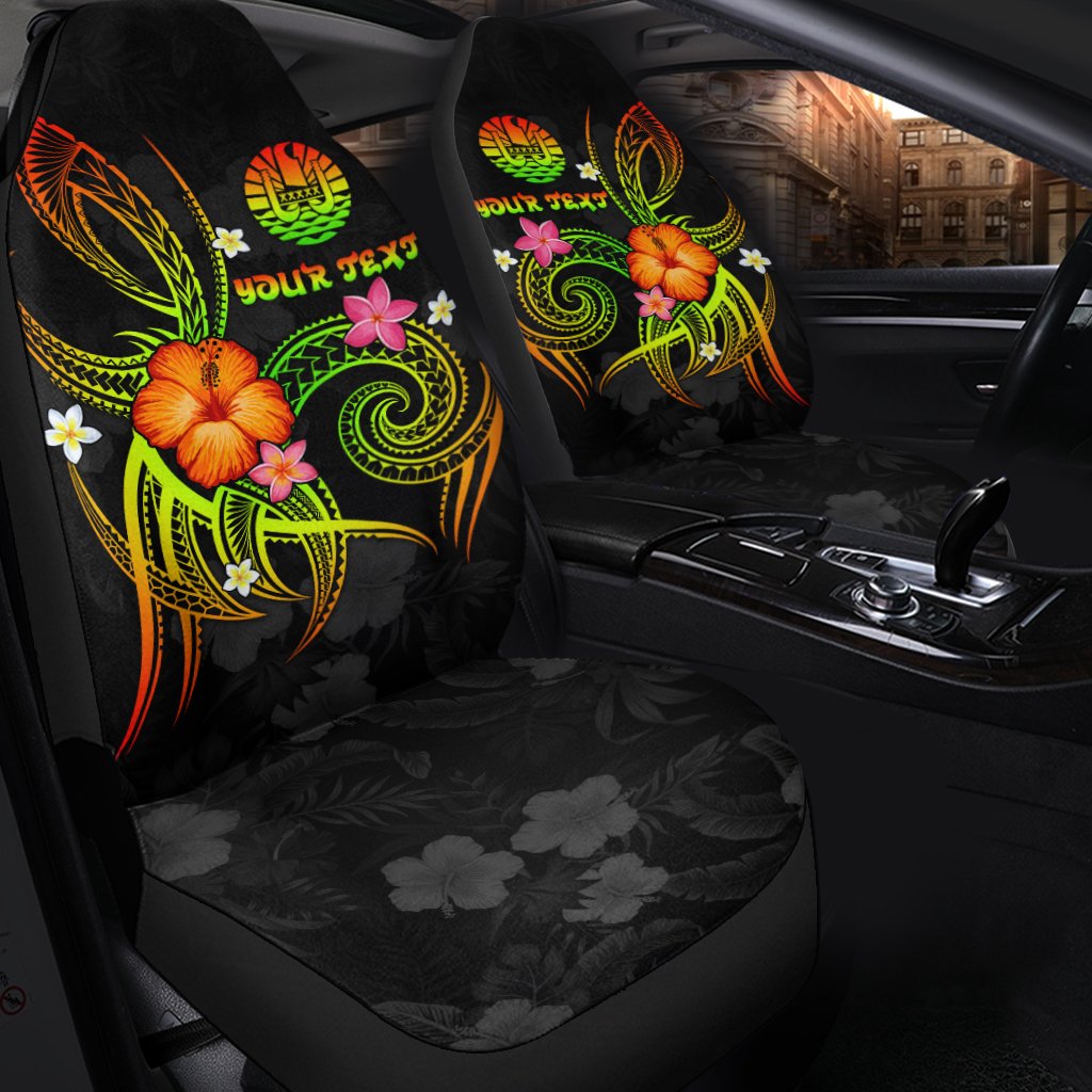 Polynesian Tahiti Personalised Car Seat Covers - Legend of Tahiti (Reggae) - Polynesian Pride