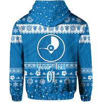 Custom FSM Yap Christmas Hoodie Simple Style LT8 - Polynesian Pride