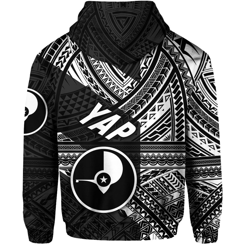 FSM Yap Hoodie Original Style Black LT8 - Polynesian Pride