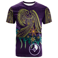 Yap T Shirt Tropical Vintage Style Unisex Purple - Polynesian Pride