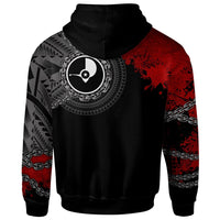 YAP Polynesian Custom Zip up Hoodie Polynesian Chain Style - Polynesian Pride