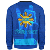 Philippines Custom Personalised Sweatshirt - Proud Of My King - Polynesian Pride
