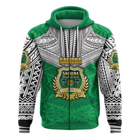 Custom Saineha Tonga Zip Hoodie Polynesian tattoo Class of LT16 - Polynesian Pride