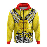 Custom Samoa College Zip Hoodie Polynesian Style Version Special - Polynesian Pride