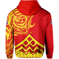 Hawaii Hoodie King Polynesian Mauna Kea - Polynesian Pride